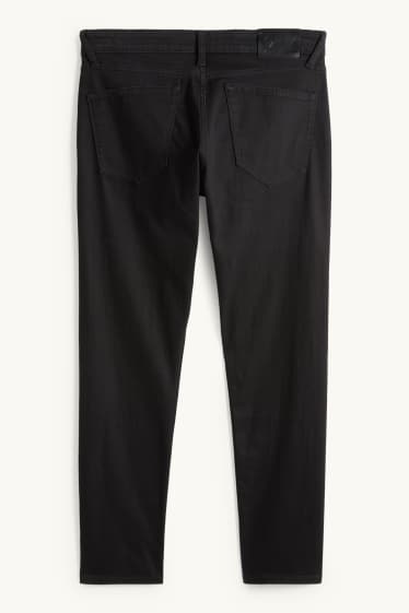 Bărbați - Slim tapered jeans - negru