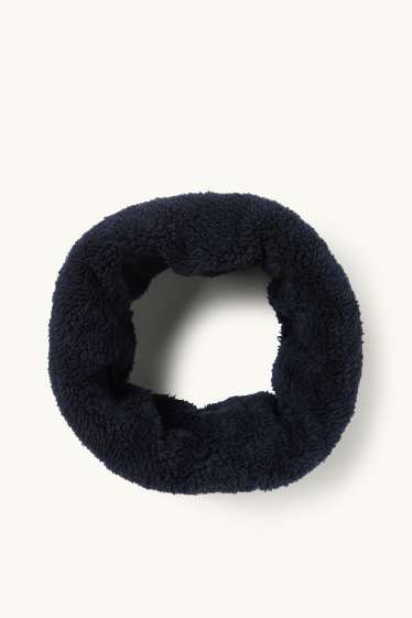 Kinder Buben - Loop-Schal - dunkelblau