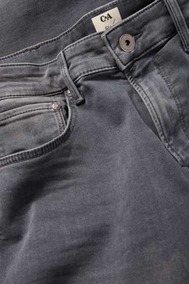 Pánské - Slim jeans - Flex jog denim - džíny - šedé