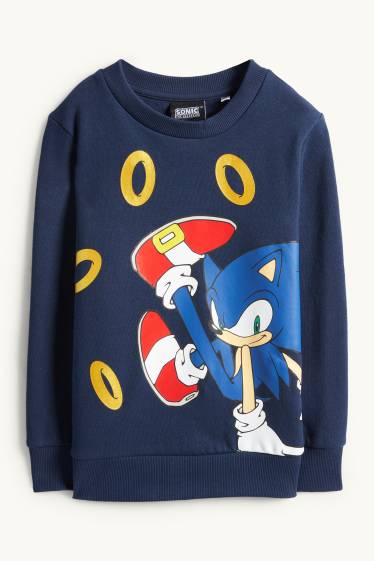 Nen - Sonic - dessuadora - blau fosc