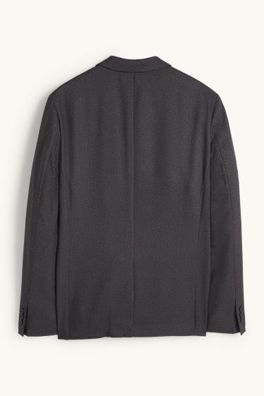 Uomo - Giacca coordinabile - slim fit - Flex - grigio scuro