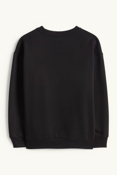 Děti - dívky - Billie Eilish - mikina - černá