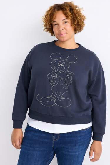 Femmes - Sweat - Mickey Mouse - bleu foncé