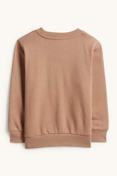 Children Boys - Tiger - sweatshirt - light brown