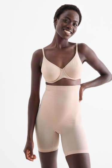 Dámské - Tvarující kalhoty - světle béžová