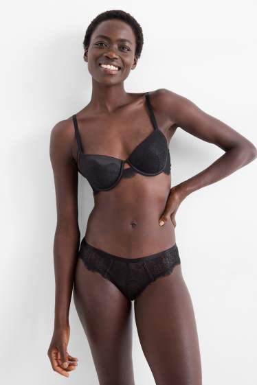 Femmes - Culotte brésilienne - noir
