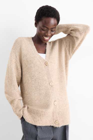 Women - Cardigan - beige