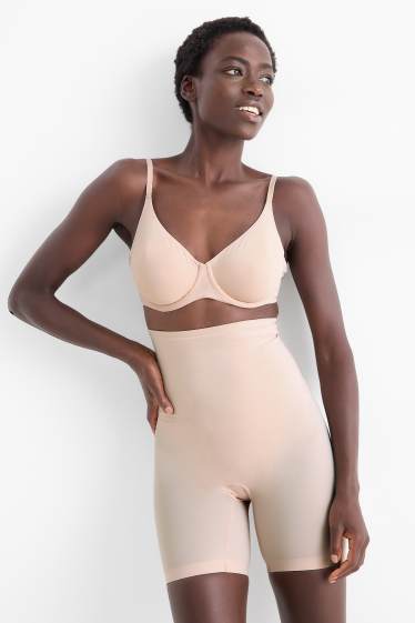 Damen - BH mit Bügel - FULL COVERAGE - unwattiert - LYCRA® - hellbeige