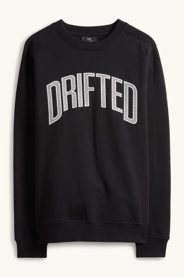 Bărbați - Bluză de molton - negru