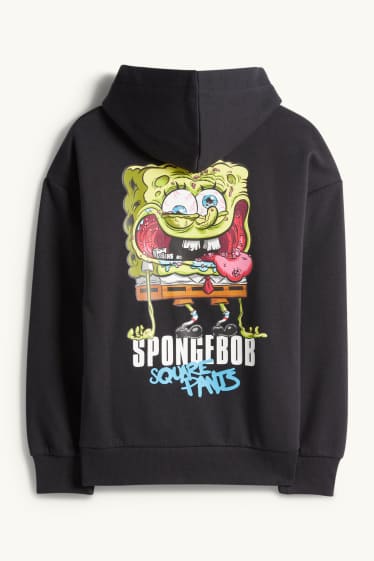 Copii - Băieți - SpongeBob Pantaloni Pătrați - hanorac - negru