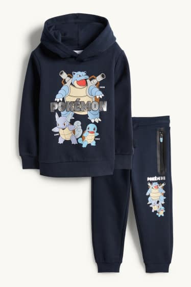 Kinder Jungen - Pokémon - Set - Hoodie und Jogginghose - 2 teilig - dunkelblau