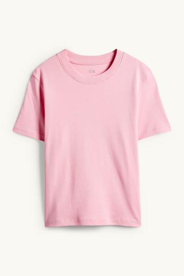 Femmes - T-shirt - slim fit - rose
