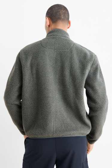 Hommes - Veste en polaire - vert