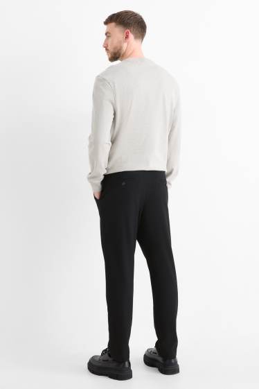 Heren - Chino - tapered fit - zwart