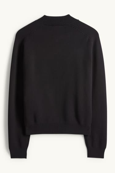 Damen - Strickjacke - schwarz