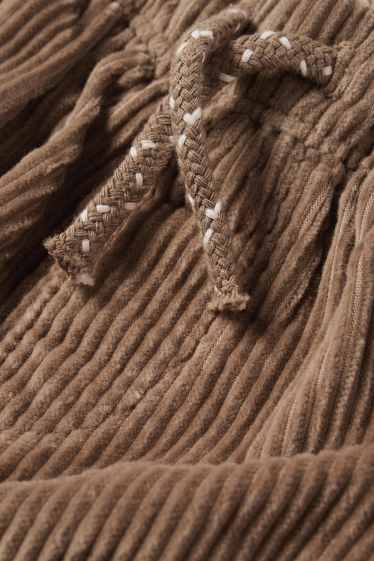 Bebeluși - băieți - Pantaloni cargo termoizolanți bebeluși - maro deschis