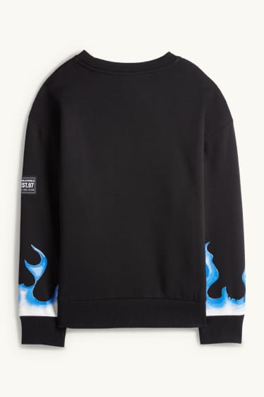 Kinder Buben - SmileyWorld® - Sweatshirt - schwarz