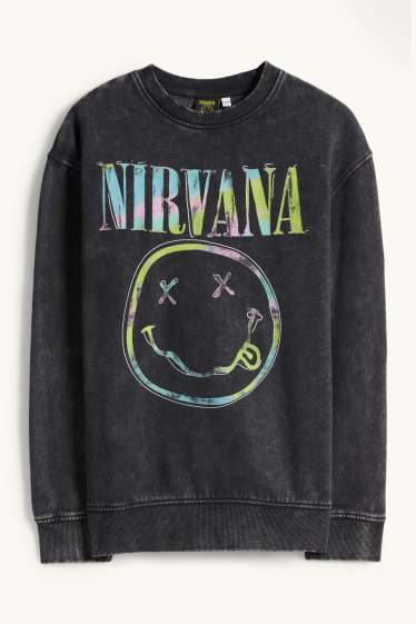 Children Boys - Nirvana - sweatshirt - dark gray