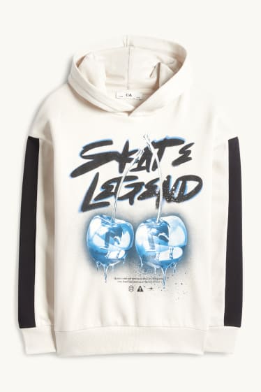 Children Boys - Skate - hoodie - light beige