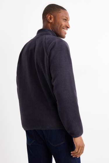 Men - Fleece jacket - dark blue