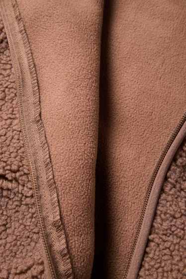Femmes - Veste en peluche - marron