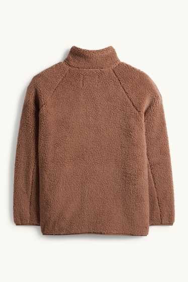 Femmes - Veste en peluche - marron