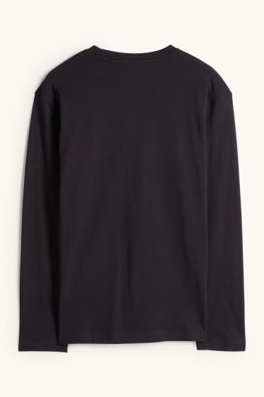 Kinderen: jongens - Minecraft - longsleeve - zwart