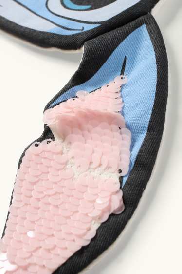 Enfants filles - Lilo & Stitch - ensemble - robe et sac - 2 pièces - bleu clair