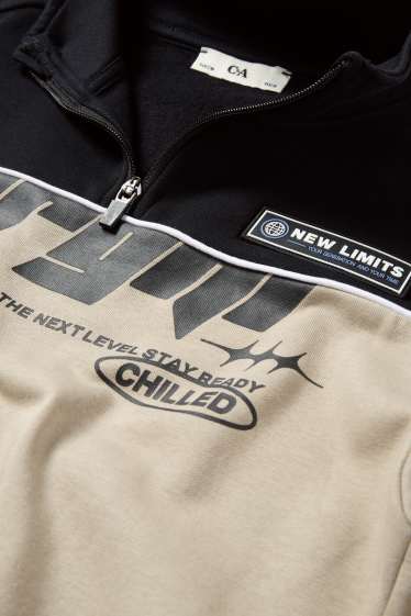 Children Boys - Sweatshirt - black / beige