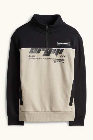 Children Boys - Sweatshirt - black / beige