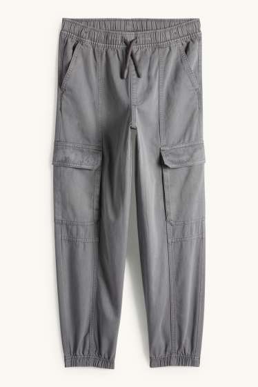 Children Boys - Cargo trousers - gray