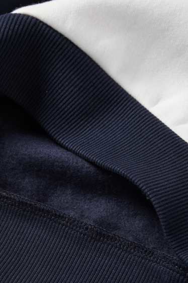 Copii - Băieți - Dinozaur și excavator - hanorac - albastru închis