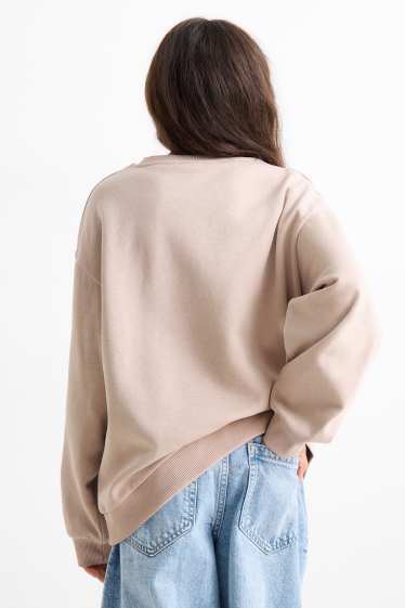Děti - dívky - SmileyWorld® - mikina - béžová
