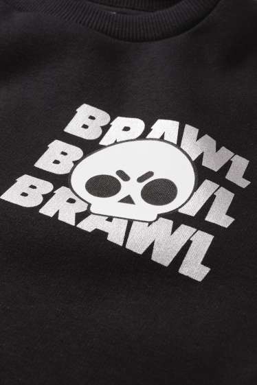 Děti - chlapci - Brawl Stars - mikina - černá