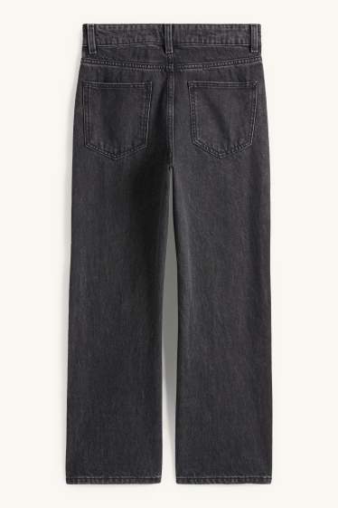 Kinder Jungen - Relaxed Jeans - extra-schmaler Bund - dunkeljeansgrau