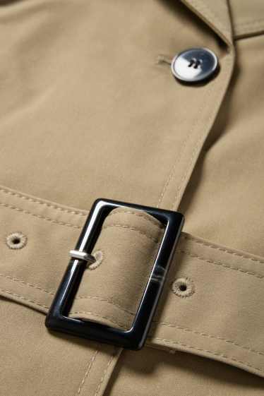 Damen - Trenchcoat - grün