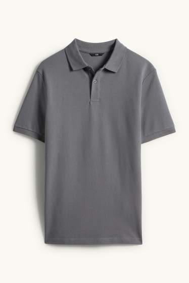 Home - Polo - regular fit - gris