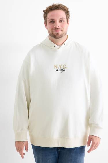 Hommes - Sweat à capuche - blanc