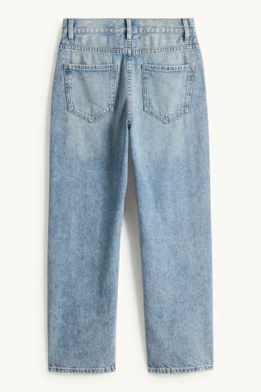 Kinder Buben - Relaxed Jeans - helljeansblau