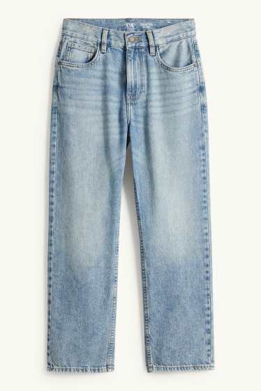 Kinder Buben - Relaxed Jeans - helljeansblau