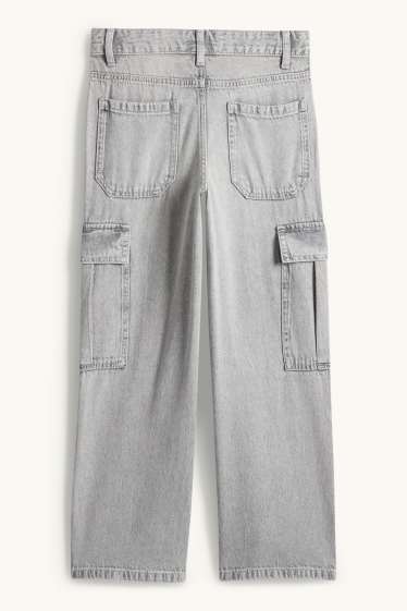 Nen - Texans cargo - texà gris clar