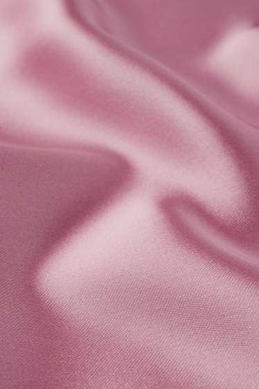 Femmes - Jupe en satin - rose