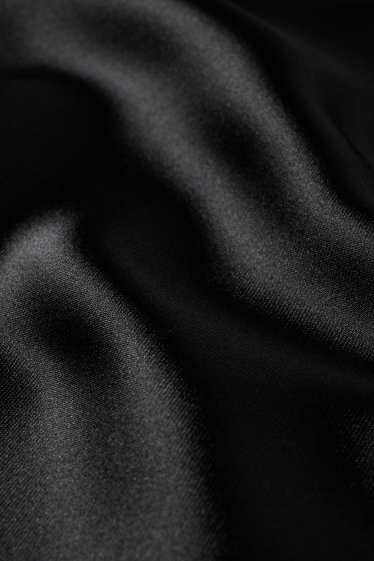 Donna - Gonna di raso - nero