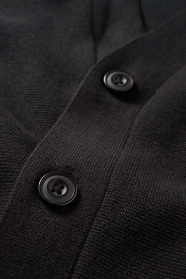 Heren - Gebreid vest - zwart