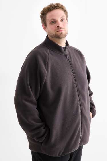 Herren - Fleecejacke - dunkelgrau