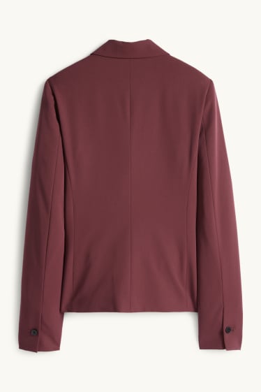 Femei - Blazer office - cambrat - bordo