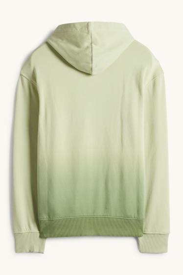 Niños - Skater - sudadera con capucha - estampada - verde claro