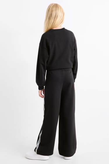 Enfants filles - Bas de jogging - noir