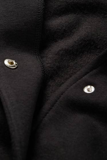 Kinder Mädchen - Kuromi - Collegejacke - schwarz