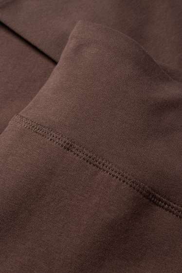 Damen - Leggings - dunkelbraun